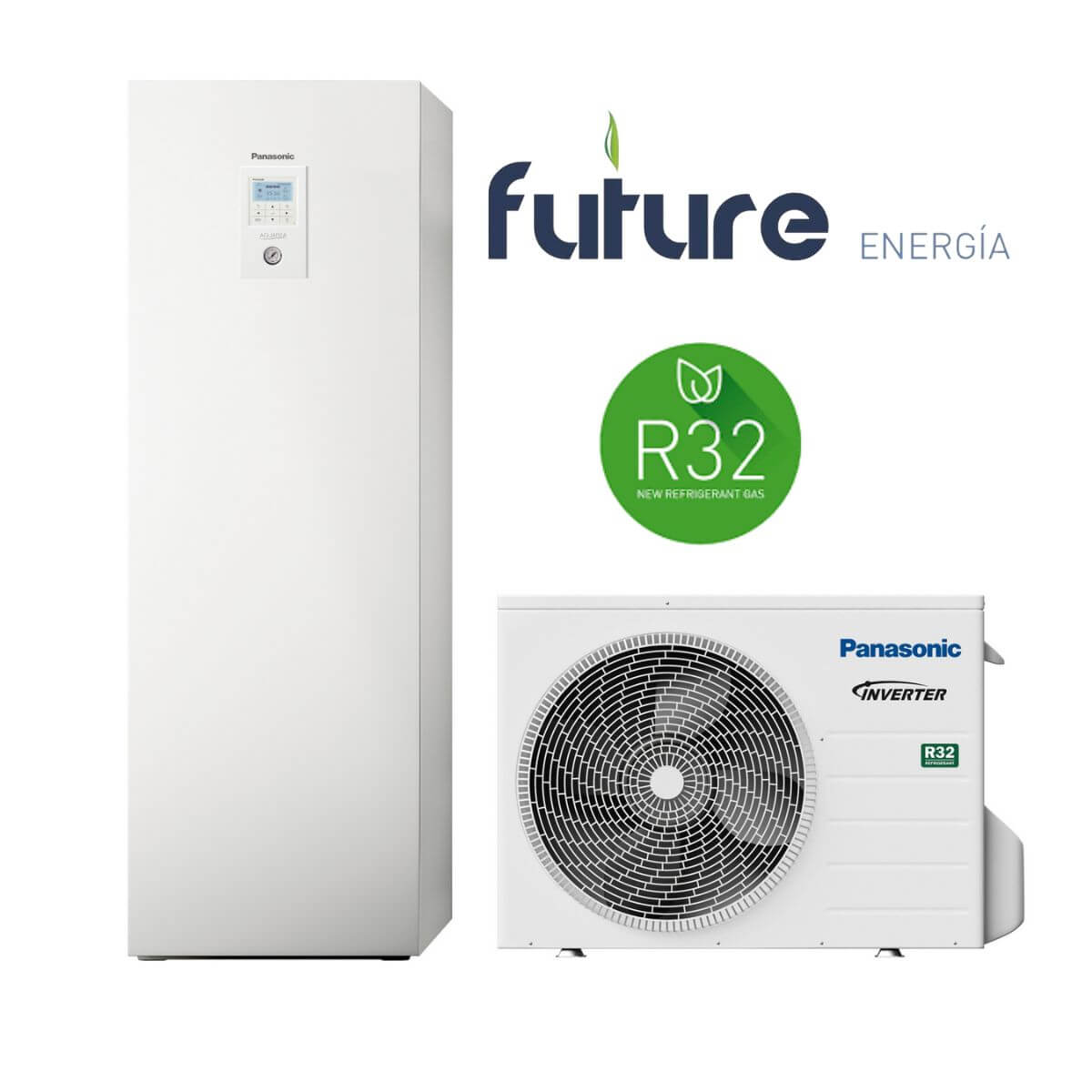 Kit aerotermia panasonic all in one un ventilador