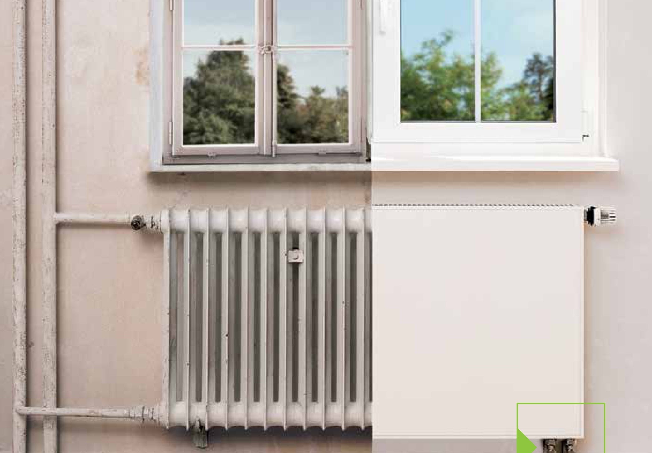 Cambiate a radiadores de baja temperatura