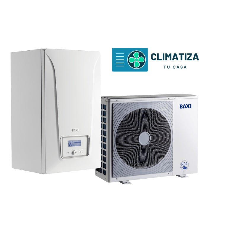 Pack instalación Aerotermia Baxi Mural iR32 16 Kw sin ACS. Viviendas hasta 300 m2