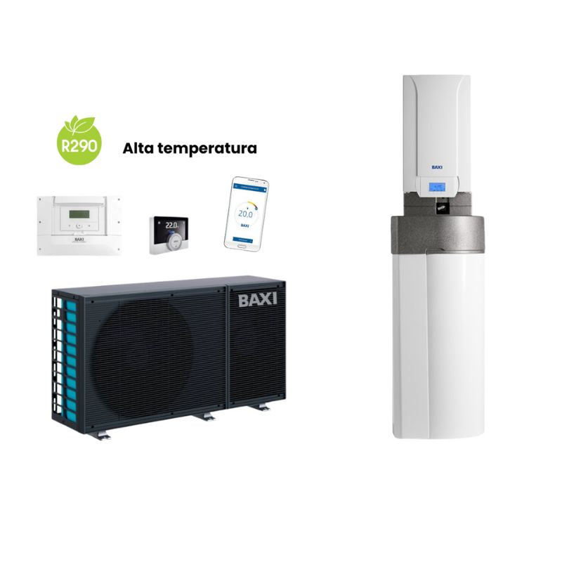 Nueva Aerotermia de alta temperatura baxi iridium integrada
