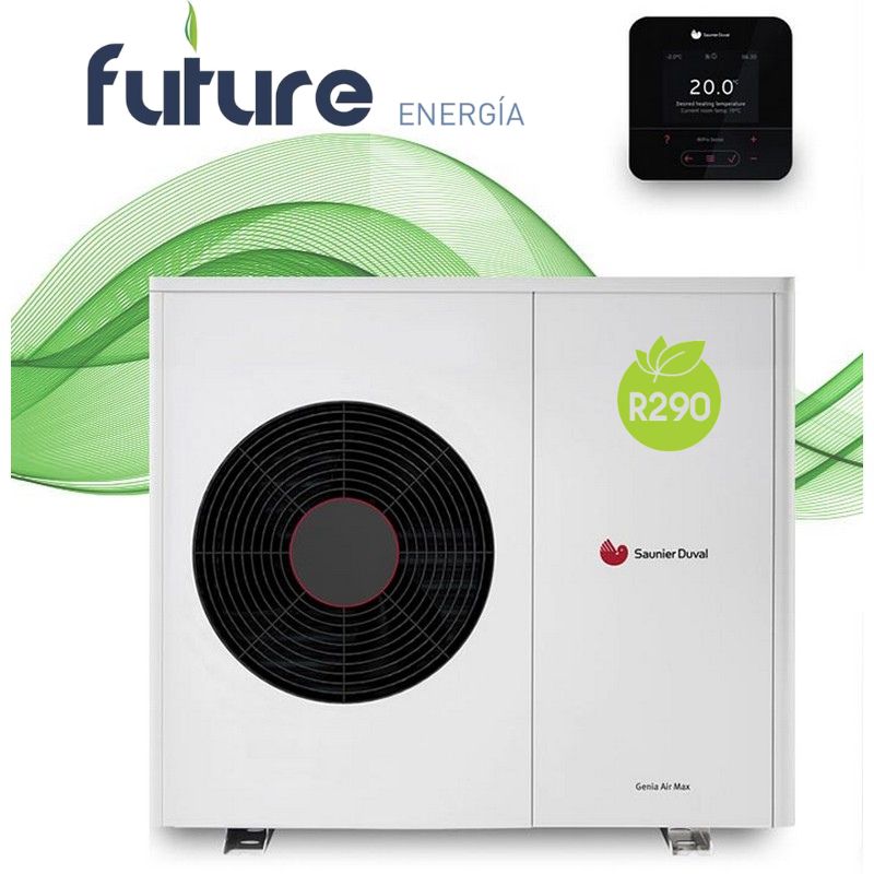 Instalación Aerotermia saunier duval genia air max 8