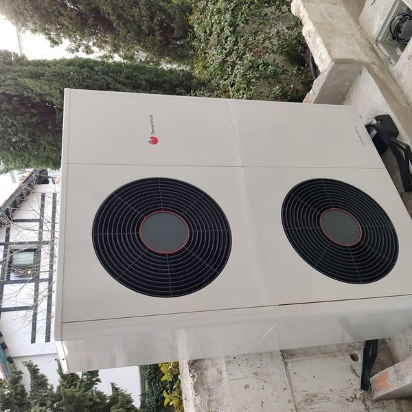 Pack Aerotermia Saunier Duval GENIA SET Suelo Radiante Vivienda de 210 m2 a 230 m2 2 Zonas - Future Energía