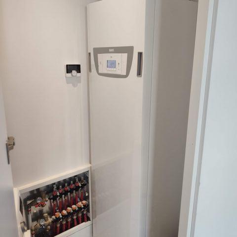 Aerotermia baxi smart con colector suelo radiante