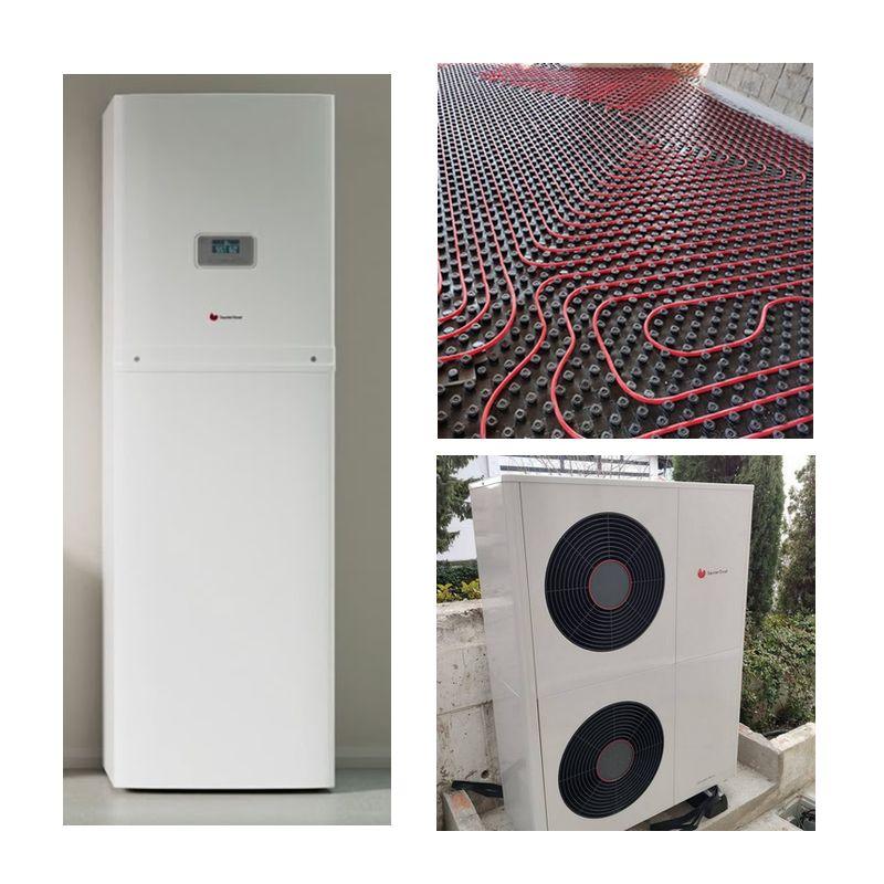 Aerotermia y suelo radainte saunier duval genia set 11