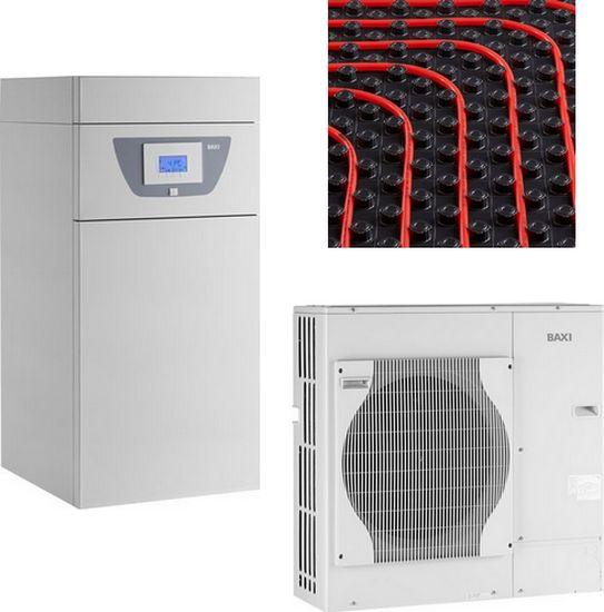 Pack Aerotermia con suelo radiante baxi para 100 m2