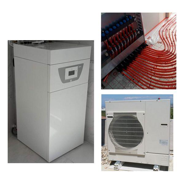 Pack aerotermia con suelo radiante baxi