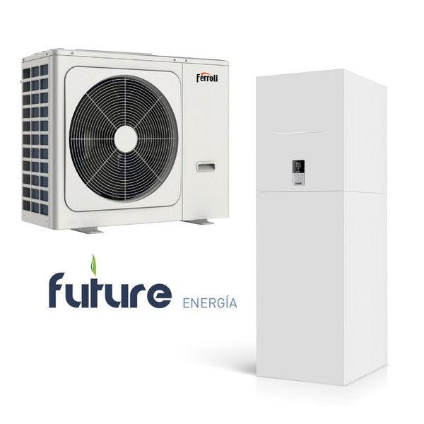 Aerotermia ferroli omnia S 3.2 unidad interior con depósito de acs integrado