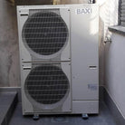 Aerotermia baxi unidad exterior dos ventiladores